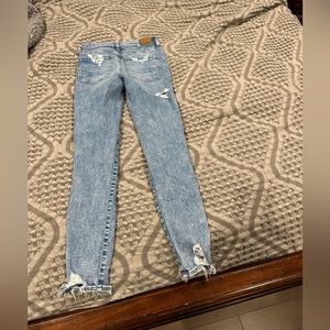 American eagle skinny stretch distressed jeans